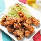 キムチ風味のカリッと衣の唐揚げ♪韓国風フライドチキン＊