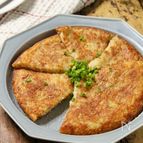 カリもち食感♪新じゃがの明太チーズガレット