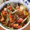 ちゅるちゅるつめた～い😋もずくとトマトの冷製中華スープ🥣