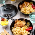 帆立とコーンの炊き込みご飯