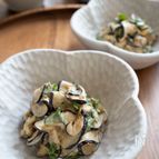 旬をパパっと美味しく食べる♪茄子と大葉のマヨ味噌和え