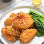 手羽先唐揚げ<生姜甘辛タレ>ビールがすすむ♪