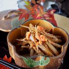 【明太子の辛さがピリッと隠し味】やわらかごぼうの明太きんぴら