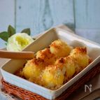 たまごとポテトのコロッケ風　ツナトマトソース