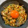 楽ラク手抜キッチン🐶🐾の作ってみた!投稿(鯖缶と新玉でユッケ丼風)