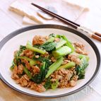 うるいのひき肉あんかけ