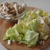 しっとり鶏むね肉とキャベツのとろみ炒めの工程2