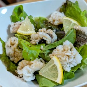 まゆのの作ってみた!投稿(ハモのグリーンサラダ《夏の味覚》)