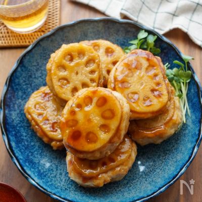 れんこんのはさみ焼き
