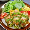 豚こまピーマン肉詰め|旨み爆発!味噌だれがけ
