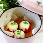 丸ごとトマトのアンチョビチーズ焼き
