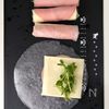［ハムチーズのライスペーパー包み焼き］もちもち食感！包丁不要の工程3