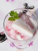 フルーチェと牛乳かんのプチデザート