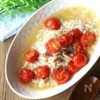 レンジで簡単！冷凍ご飯で10分で完成！ツナトマトリゾット