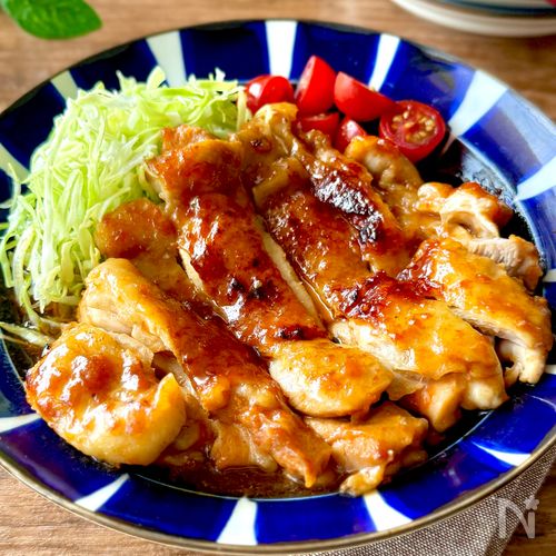 レンジで7分！焼き肉のタレで簡単♪【やわらかピリ辛チキン】