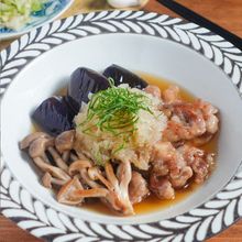豚こまと茄子の焼き浸し