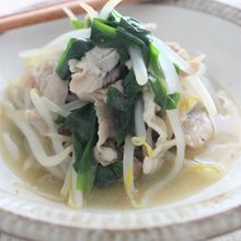 豚もやしのあんかけ
