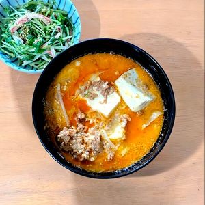 かおちゃんの作ってみた!投稿(【うま辛豆乳担々鍋】食欲そそる♩)