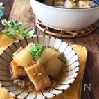 『お料理初心者でも簡単！』大根と厚揚げのそぼろ煮