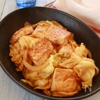 キャベツと豆腐の回鍋肉風