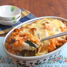 【ドリア】おうちカフェ♪チキンとかぼちゃのトマトクリーム