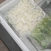 れんこんと豆苗のおかかツナマヨサラダの下準備