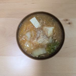 ゆいの作ってみた!投稿(【白菜とひき肉の旨辛麻婆スープ】とろん♡簡単ピリ辛スープ！)