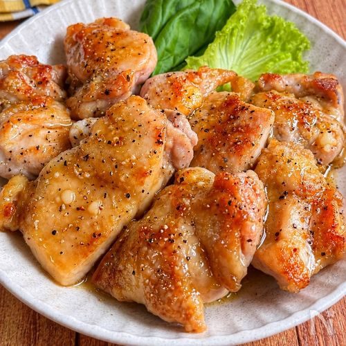 【ガーリックバター醤油チキン】ご飯が進む♪食材ひとつ◎