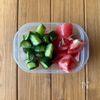 5分で完成！【トマトときゅうりの胡麻塩昆布和え】お手軽副菜♩の工程1