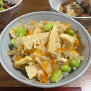 こむぎの作ってみた!投稿(抜群に美味しい《具沢山♡筍の炊き込みご飯》)