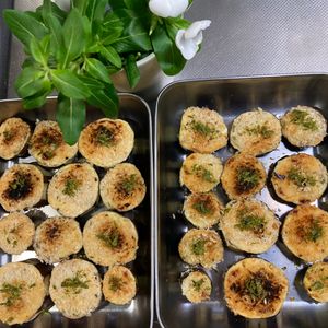 そら・ゆずの作ってみた!投稿(【なすのパン粉焼き】ザクッ＆コクうま♪トースターで焼くだけ！)