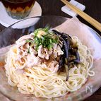 食欲のない日にも♡ツルっと美味♪豚肉となすの冷しゃぶそうめん