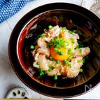 箸が止まらない…♪鯛のごま生姜醤油和え