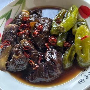 かーたんの作ってみた!投稿(極上のトロトロ食感♡『なすとししとうの甘辛煮びたし』)