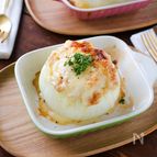 『まるごと新玉ねぎとツナのチーズ焼き』