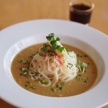 簡単♪濃厚☆とうもろこしスープそうめん