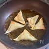 バジル香る♪チーズ納豆揚げワンタンの工程3