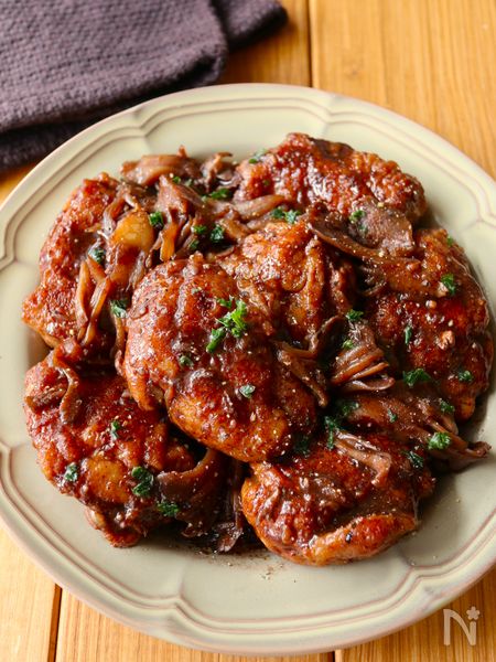 ワンパン15分！【鶏肉のやわらか煮】時短でビストロ級♩