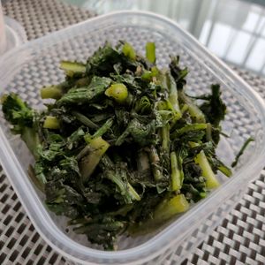 Reonの作ってみた!投稿(レンジで完成♪春菊のごまナムル)