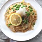 お手軽ランチ☆レモンでさっぱりツナおろしパスタ