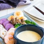 レンジでできちゃう♪和な香りのだしチーズフォンデュ