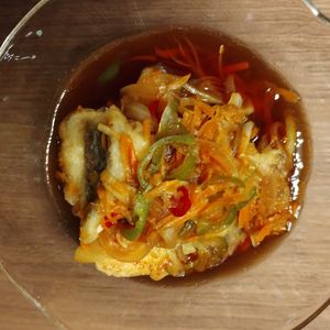 ゆの作ってみた!投稿(お惣菜屋さん風。ごはんが進む♪白身魚の南蛮漬け)