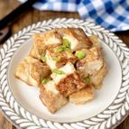 【フライパン１つで作る】厚揚げの焼き肉のタレ炒め