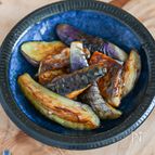ごはんがススム！塩サバとなすの甘辛炒め