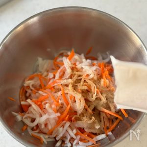 大根とにんじんのナムル】味付け簡単！ | レシピサイトNadia