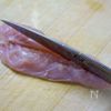 鶏ささ身肉のトマトソースかけの工程1