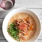 低糖質！ピリッとクリーミー「豆腐干で豆乳担々麺」