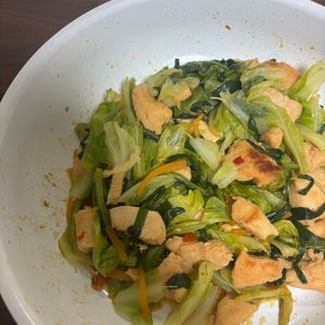 さらの作ってみた!投稿(ホットプレートdeスタミナ鶏ちゃん焼き【#簡単 #栄養満点】)
