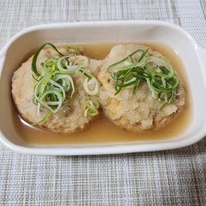 とももの作ってみた!投稿(夏でも食べたい♡つゆだくジューシーみぞれがんも)