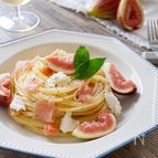 簡単！おしゃれ！いちじくと生ハムの冷製パスタ